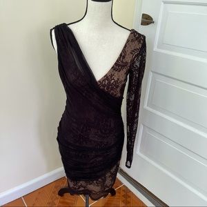 Zara one shoulder dress size M